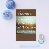 Flyer für Kuchen und Backwaren (Einzeln)