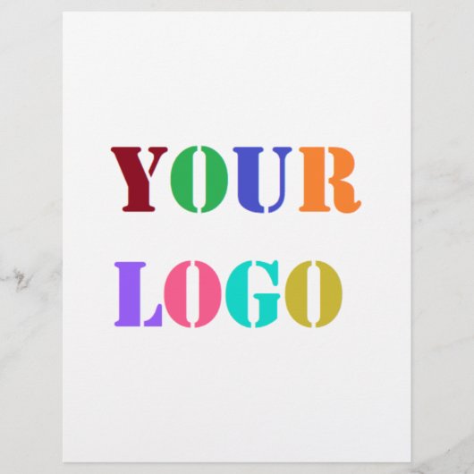 Flyer für kundenspezifische Firmenlogos (Vorne)