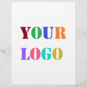 Flyer für kundenspezifische Firmenlogos (Hinten)