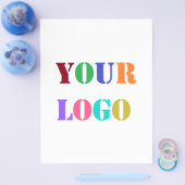 Flyer für kundenspezifische Firmenlogos (Einzeln)