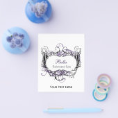 Flyer für lila, schwarze und weiße Chic (Einzeln)