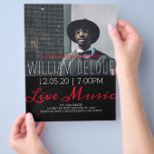 Flyer für Live-Musikkonzert (Hand)
