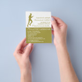 Flyer für männliche Laufende, Leichtathletik-Lekti (Gruppe)