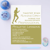 Flyer für männliche Laufende, Leichtathletik-Lekti (Einzeln)