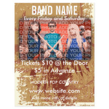 Flyer für Musikband