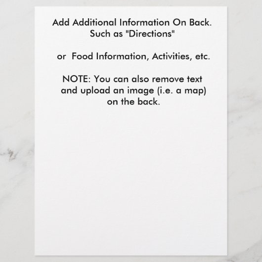 Flyer für Radiowerbung am Feldtag (Hinten)