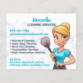 Flyer für Reinigungsdienste (Vorne)