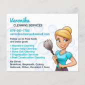 Flyer für Reinigungsdienste (Hinten)