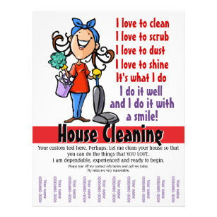 Flyer für sauberere Werbemittel im Haus