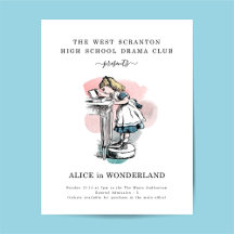 Flyer für Schulspiele oder Theatervorführungen