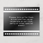 Flyer für Schwarz/Weiß-gedruckte Tickets (Hinten)
