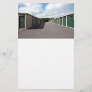 Flyer für Self-Storage-Lagereinheiten