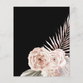 Flyer für tropische Rose (Hinten)