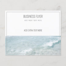 FLYER FÜR UNTERNEHMEN: MEERESWELLEN