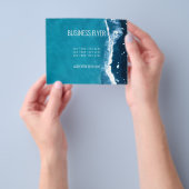 FLYER FÜR UNTERNEHMEN: MEERESWELLEN (Gruppe)