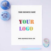Flyer für Unternehmen mit Firmenlogo (Einzeln)