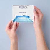 FLYER FÜR UNTERNEHMEN: WASSERFARBE (Gruppe)