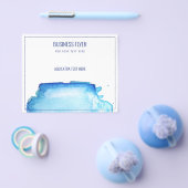 FLYER FÜR UNTERNEHMEN: WASSERFARBE (Einzeln)