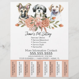 Flyer für Wasserfarbenleder