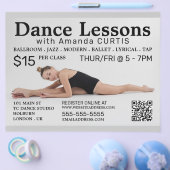 Flyer für weibliche Tänzerin, Tanzlehrgang Werbung (Einzeln)