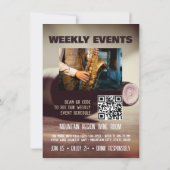 Flyer für Wein und Musik Einladung (Rückseite)