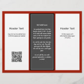 Flyer für Werbung für dreistellige Firmenlogos (Hinten)