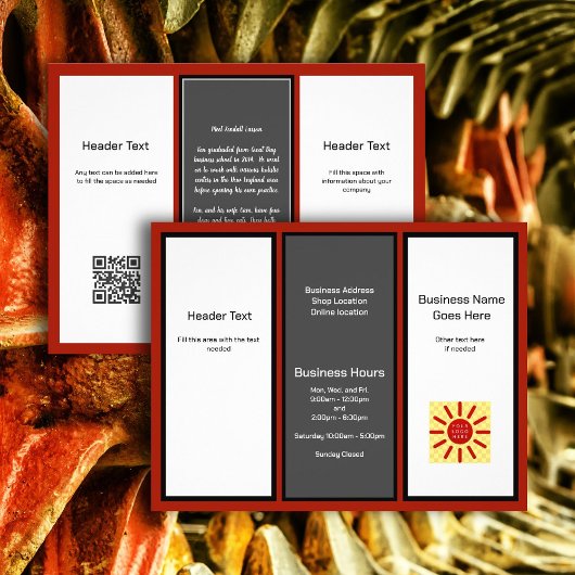 Flyer für Werbung für dreistellige Firmenlogos