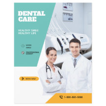 Flyer für Zahnpflege