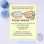 Flyer für Zahnwerbung (Einzeln)