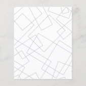 Flyer geometrischer Linien (Hinten)