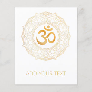 FLYER: GOLD MANDALA & OHM FLYER