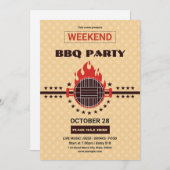 Flyer GRILLEN Party Einladung (Vorne/Hinten)