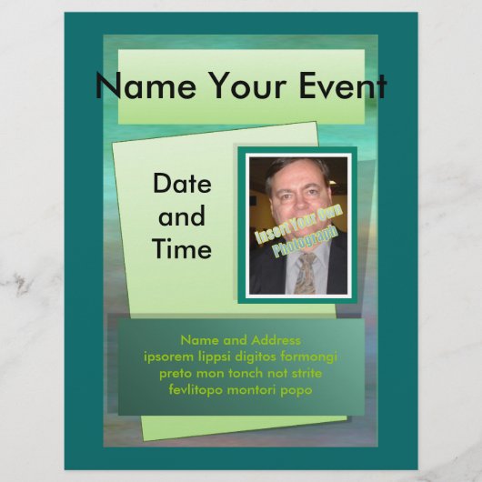 Flyer - Grüntöne (Vorne)