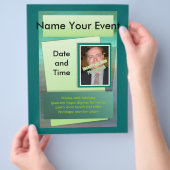 Flyer - Grüntöne (Hand)