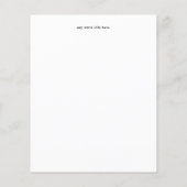 Flyer "Haushaltsschwarz und Weiß" (Hinten)