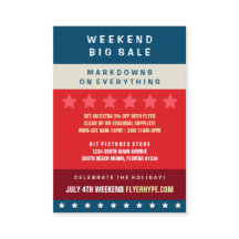 Flyer Hype Badge Store Sale Marketing Vertical V6