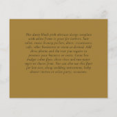 FLYER-KOSTENLOSES Design-Vorlage Abstrakter Mustar Flyer (Hinten)