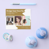 FLYER-KOSTENLOSES Design-Vorlage Abstrakter Mustar Flyer (Einzeln)