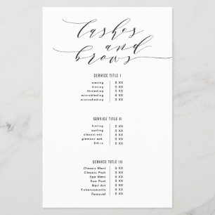 Flyer Lashes und Brows