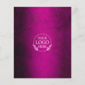 Flyer Minimalistisch Business Marketing | Logo und (Hinten)