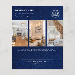 Flyer Minimalistisch Business Marketing Logo und