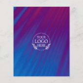 Flyer Minimalistisch Business Marketing | Logo und (Hinten)