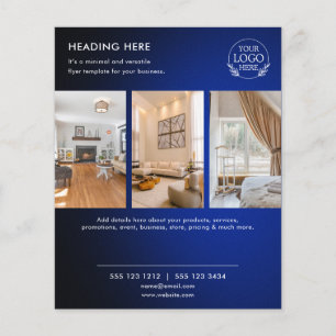 Flyer Minimalistisch Business Marketing   Logo und