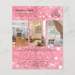 Flyer Minimalistisch Business Marketing Logo und