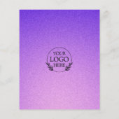 Flyer Minimalistisch Business Marketing | Logo und (Hinten)