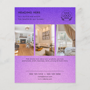 Flyer Minimalistisch Business Marketing Logo und
