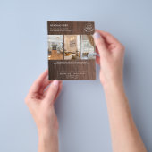 Flyer Minimalistisch Business Marketing | Logo und (Gruppe)