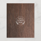 Flyer Minimalistisch Business Marketing | Logo und (Hinten)