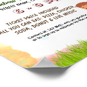 Flyer mit bearbeitbarem Farbspass Poster (Ecke)