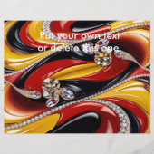 Flyer mit belgischem Farbdesign (Vorne)